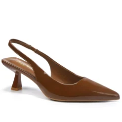 SHOES Roberta dame stiletter M111 - Brown Clearance
