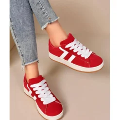 SHOES Rosalie dame sneakers BM-1101 - Red Sale