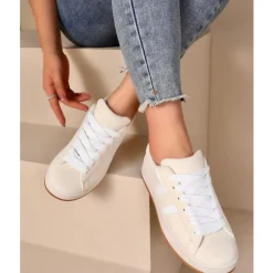 SHOES Rosalie dame sneakers BM-1101 - Beige Online