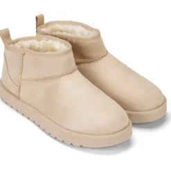 SHOES Sally dame bamsestøvler 6353 - Beige Discount