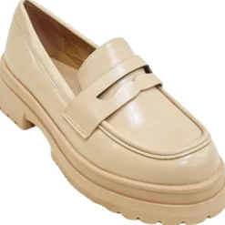 SHOES Åse dame loafers HX17 - Kaki Discount