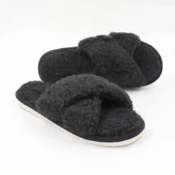 SHOES Sia dame hjemmesko YL-67 - Black Hot