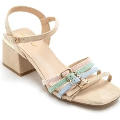SHOES Silje dame stilet 7217 - Beige Sale