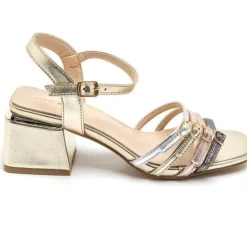 SHOES Silje dame stilet 7217 - Gold Outlet