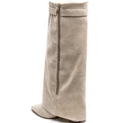 SHOES Sof Dame støvler 9501A - Beige Clearance