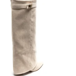 SHOES Sof Dame støvler 9501A - Beige Clearance