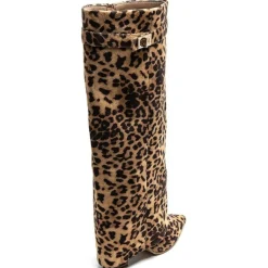 SHOES Sof Dame støvler 9501A - Leopard Discount