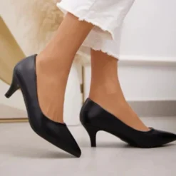 SHOES Sybille dame sko 9873 - Black Clearance