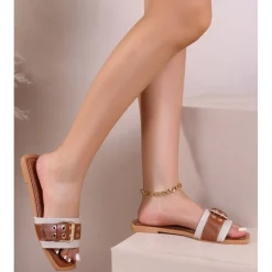 SHOES Thalia dame sandaler 3757-BU25 - Camel Sale