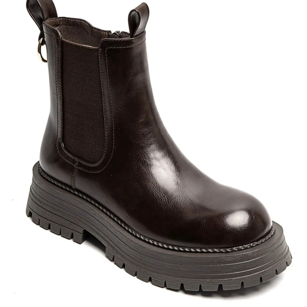 SHOES Thea dame støvler 6328 - Brown Sale