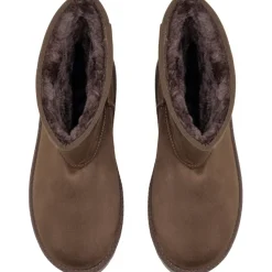 SHOES Tulle dame bamsestøvler 6432 - Brown Best