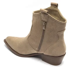 SHOES Vanessa Dame cowboystøvler 9653A - Kaki Best