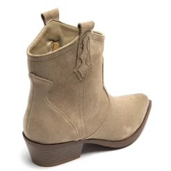 SHOES Vanessa Dame cowboystøvler 9653A - Kaki Best