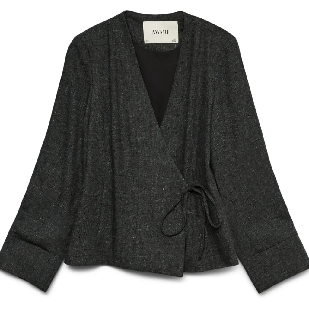 Vero Moda aware dame blazer AWAUTHALIA - Dark grey melange New