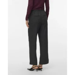 Vero Moda aware dame bukser AWUTHALIA - Dark grey melange Discount