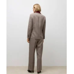 Vero Moda DAME BLAZER AWSIMMA - Beaver Fur Black and Root Beer Best