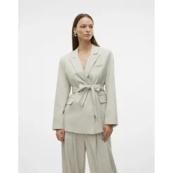 Vero Moda dame blazer VMOMARI - Light Grey Melange Hot