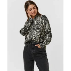 Vero Moda dame bluse VMCAIA - black/caia New