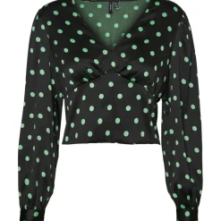 Vero Moda dame bluse VMESSI - Black Catya