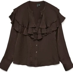Vero Moda dame bluse VMLIZZI - Chocolate Torte Discount