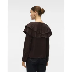 Vero Moda dame bluse VMLIZZI - Chocolate Torte Discount