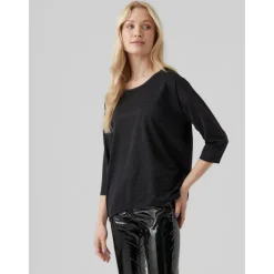 Vero Moda dame bluse VMMALENA - Black Black lurex Clearance