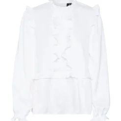 Vero Moda dame bluse VMMERLE - Bright White Sale