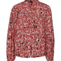 Vero Moda dame bluse VMPATRICIA - Goji berry Best
