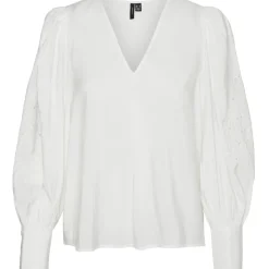 Vero Moda dame bluse VMSANI - Snow white Sale