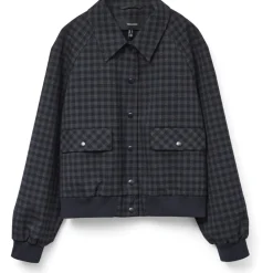 Vero Moda dame bomber jakke VMCHELLI - Navy Blazer CHECK Online