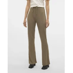 Vero Moda dame bukser VMBRITT - Laurel Oak MELANGE Discount
