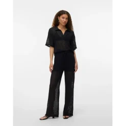 Vero Moda DAME BUKSER VMCAILEY - Black Hot