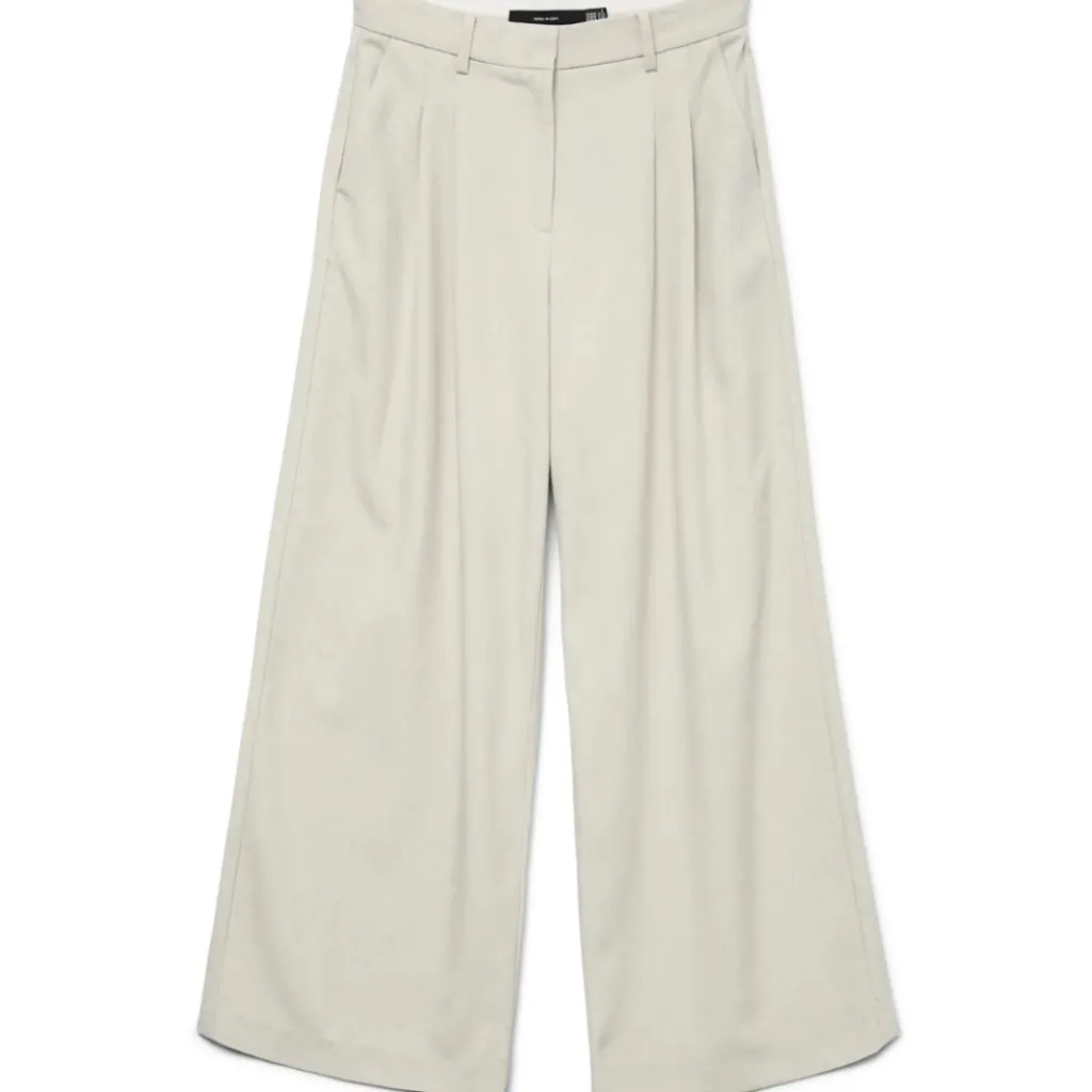 Vero Moda DAME BUKSER VMMIKELA - Birch Melange New