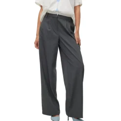 Vero Moda dame bukser VMMADJA - Dark grey melange Discount