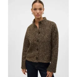 Vero Moda dame cardigan VMHAYLI - Silver Mink BLACK Discount