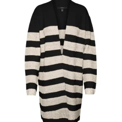 Vero Moda dame cardigan VMPHILINE - Black W. BIRCH MELANGE Clearance