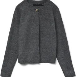 Vero Moda dame cardigan VMMARINA - Dark grey melange New