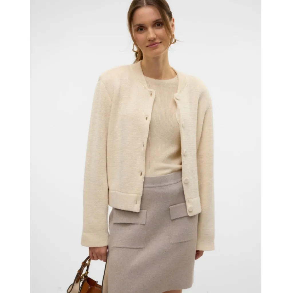 Vero Moda dame cardigan VMPOLA - Birch New