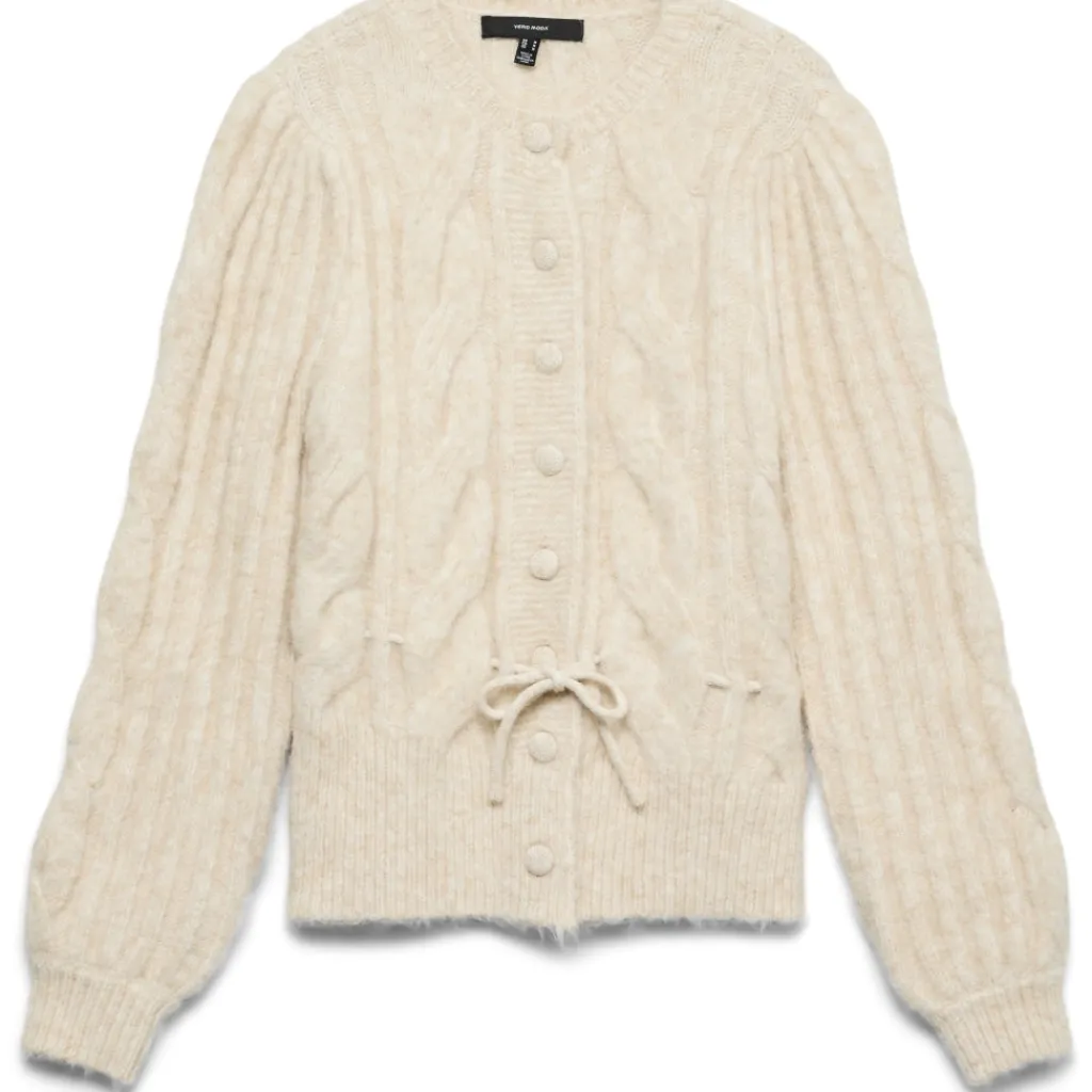 Vero Moda Dame Cardigan VMLisa - Oatmeal Melang Sale