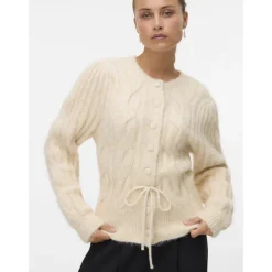 Vero Moda Dame Cardigan VMLisa - Oatmeal Melang Sale
