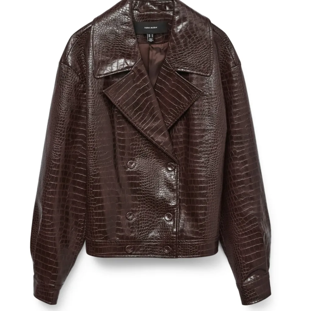 Vero Moda dame jakke VMCROCO - Winetasting New