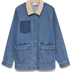 Vero Moda Dame Jakke VMEnya - Medium blue denim Best