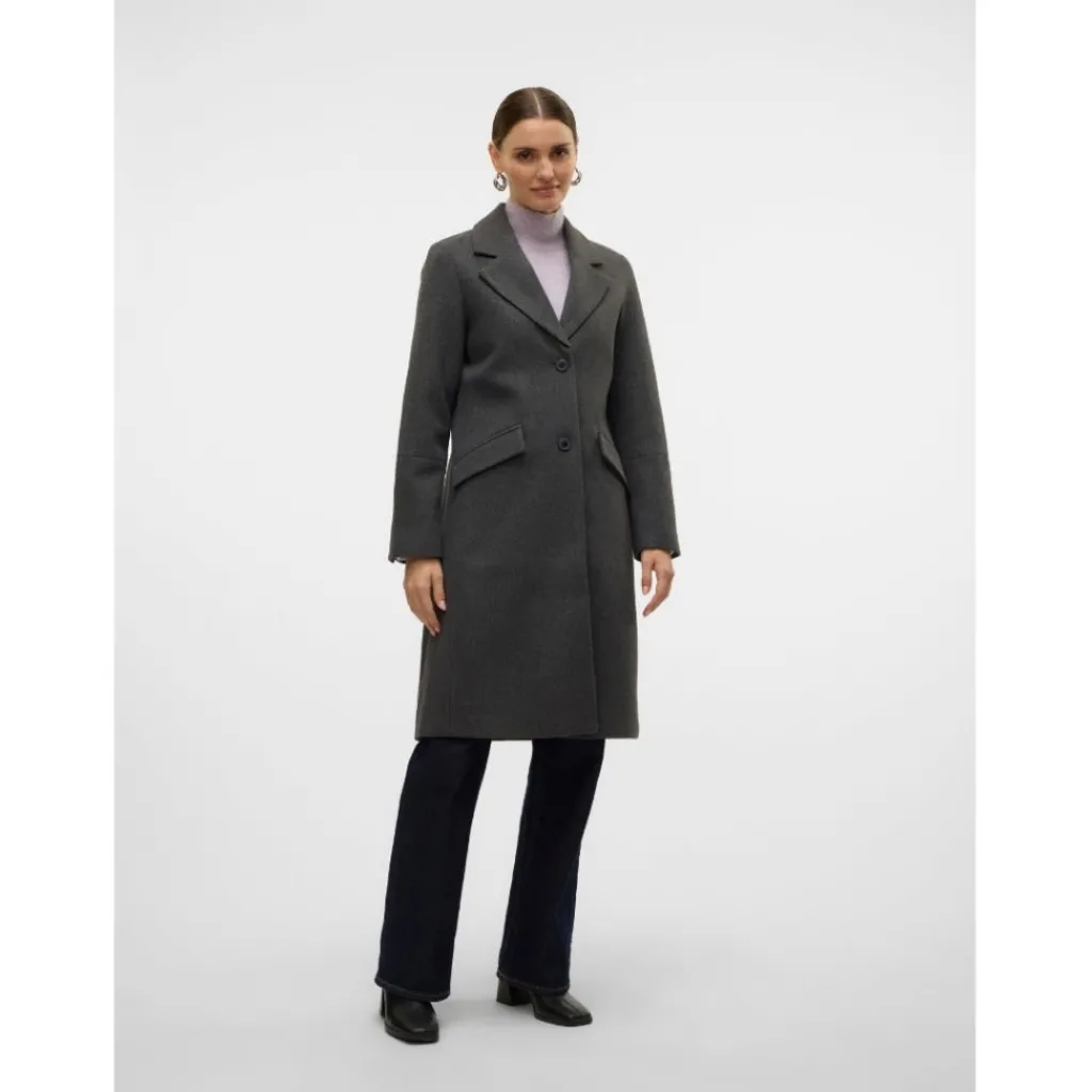 Vero Moda dame Jakke VMFORTUNESARA - Dark grey melange Online