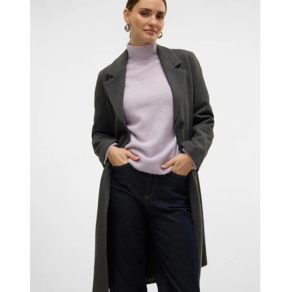 Vero Moda dame Jakke VMFORTUNESARA - Dark grey melange Online