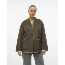 Vero Moda dame jakke VMLIVA - Peat OATMEAL DETAIL Outlet