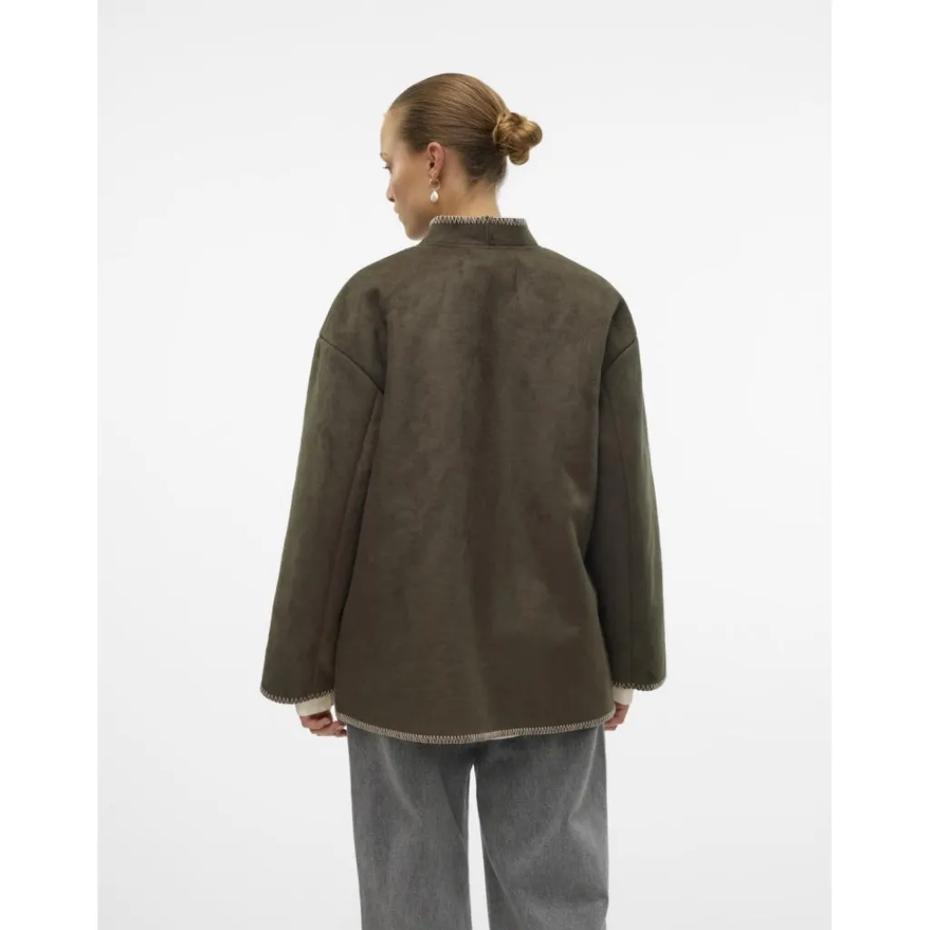 Vero Moda dame jakke VMLIVA - Peat OATMEAL DETAIL Outlet