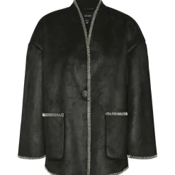 Vero Moda dame jakke VMLIVA - Black WHITE DETAIL Sale