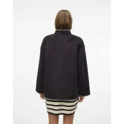 Vero Moda dame jakke VMLIVA - Black WHITE DETAIL Sale