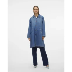 Vero Moda dame jakke VMSOPHIE - Medium blue denim Online