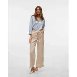 Vero Moda dame jeans VMKARLIE - Ecru Hot